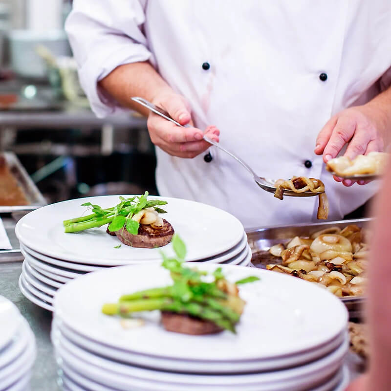 caterer-chef Bedrijfscatering chefkok